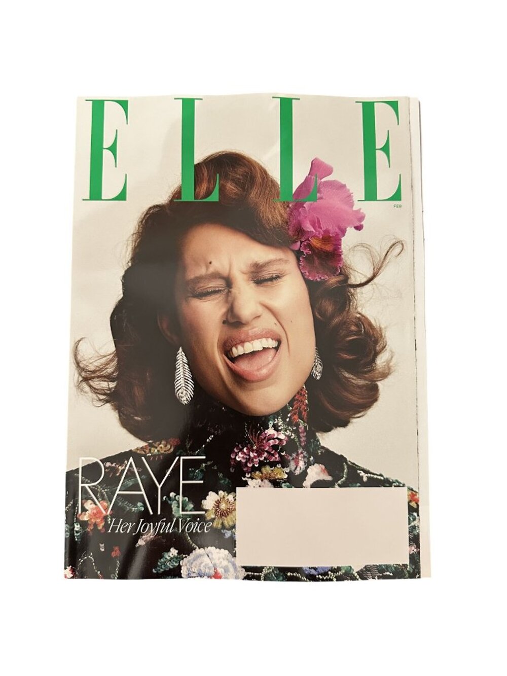 Elle Magazine February 2026 Raye Her Joyful Voice